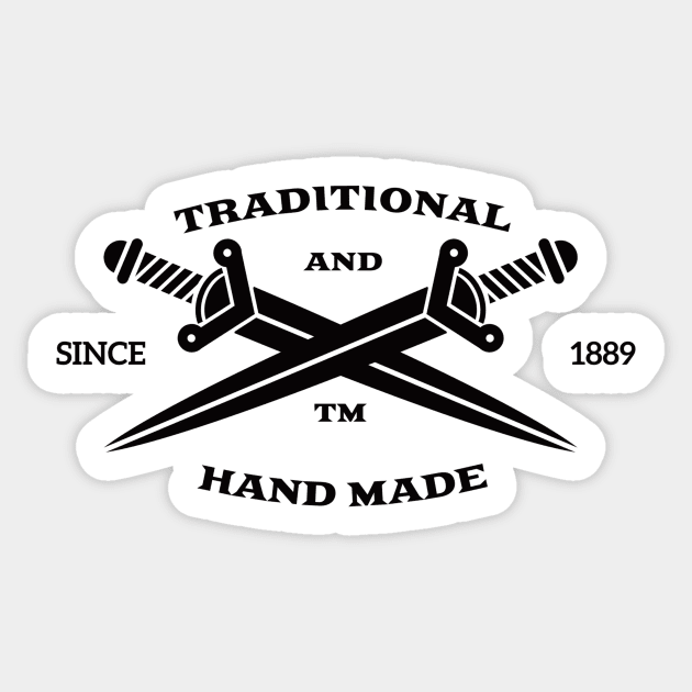 Traditional and handmade Sticker by Rafael Franklin